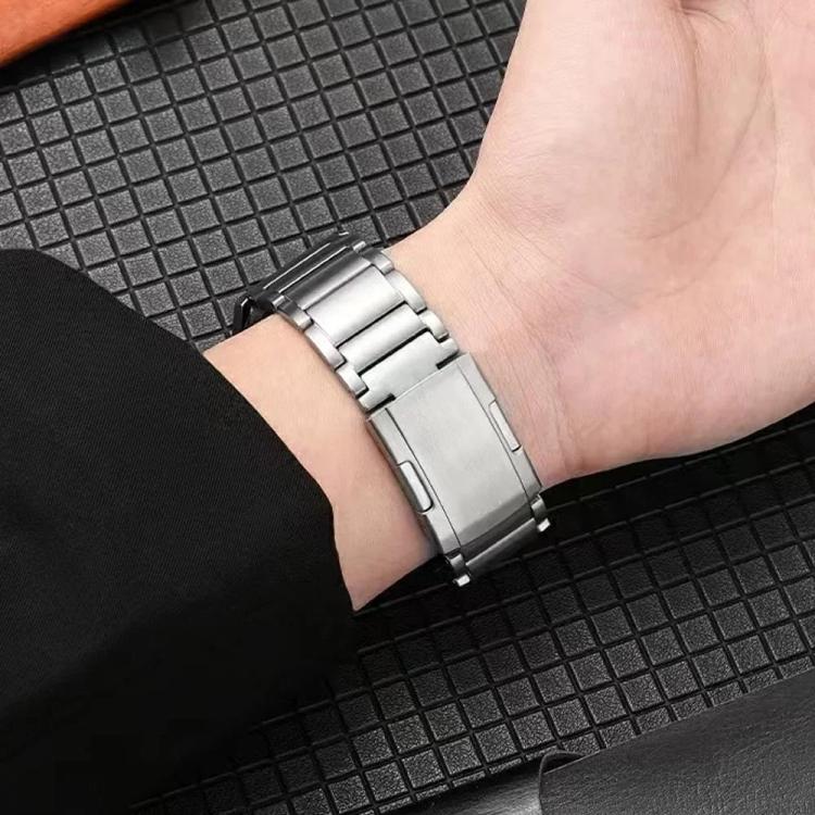 Cinturino per orologio in lega di titanio con fibbia a tartaruga e tre perline, For Samsung Galaxy Fit3