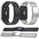 Cinturino per orologio in lega di titanio con fibbia a tartaruga e tre perline, For Samsung Galaxy Fit3