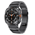 Cinturino per orologio in lega di titanio con fibbia piatta a forma di I., For Samsung Galaxy Ultra 47mm / Ultra 2025