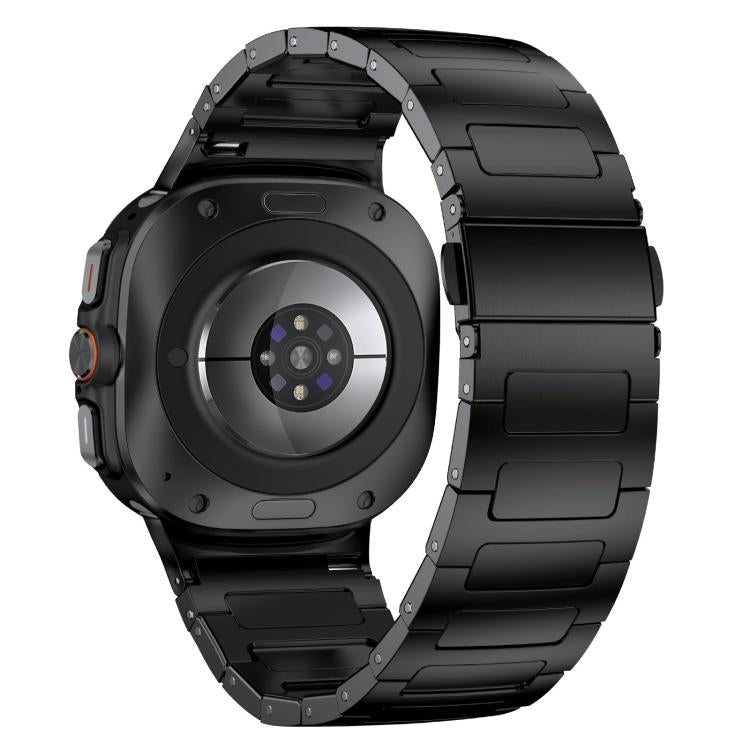 Cinturino per orologio in lega di titanio con fibbia piatta a forma di I., For Samsung Galaxy Ultra 47mm / Ultra 2025