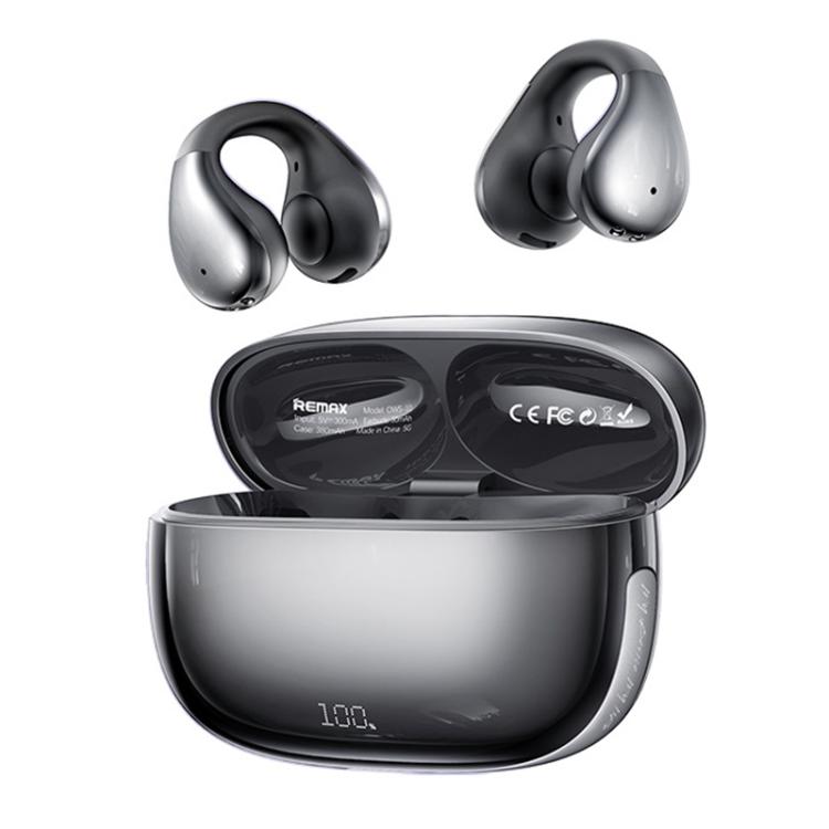REMAX OWS-10 Auricolari Bluetooth True Wireless Stereo con clip per musica e chiamate, OWS-10