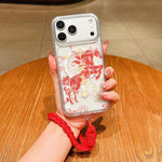 Custodia per telefono magnetica in acrilico con motivo "Anno del Cavallo", a copertura totale, con cordino., For iPhone 17 Pro Max, For iPhone 17 Pro, For iPhone 17, For iPhone Air