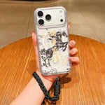Custodia per telefono magnetica in acrilico con motivo "Anno del Cavallo", a copertura totale, con cordino., For iPhone 17 Pro Max, For iPhone 17 Pro, For iPhone 17, For iPhone Air