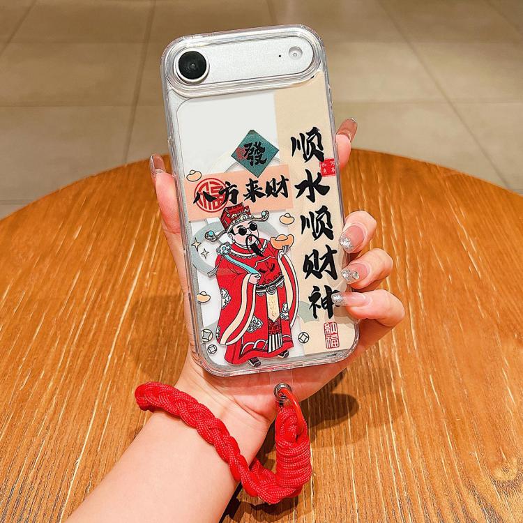 Custodia per telefono magnetica in acrilico con motivo "Anno del Cavallo", a copertura totale, con cordino., For iPhone 17 Pro Max, For iPhone 17 Pro, For iPhone 17, For iPhone Air