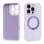 Custodia per telefono ABEEL in silicone liquido magnetico, delicata sulla pelle, con supporto., For iPhone 16 Pro, For iPhone 16
