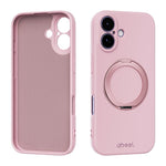 Custodia per telefono ABEEL in silicone liquido magnetico, delicata sulla pelle, con supporto., For iPhone 17 Pro Max, For iPhone 17 Pro, For iPhone 17, For iPhone 16 Pro Max