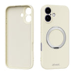 Custodia per telefono ABEEL in silicone liquido magnetico, delicata sulla pelle, con supporto., For iPhone 17 Pro Max, For iPhone 17 Pro, For iPhone 17, For iPhone 16 Pro Max