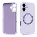 Custodia per telefono ABEEL in silicone liquido magnetico, delicata sulla pelle, con supporto., For iPhone 17 Pro Max, For iPhone 17 Pro, For iPhone 17, For iPhone 16 Pro Max