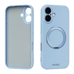 Custodia per telefono ABEEL in silicone liquido magnetico, delicata sulla pelle, con supporto., For iPhone 17 Pro Max, For iPhone 17 Pro, For iPhone 17, For iPhone 16 Pro Max