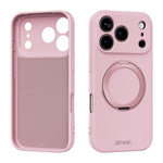 Custodia per telefono ABEEL in silicone liquido magnetico, delicata sulla pelle, con supporto., For iPhone 17 Pro Max, For iPhone 17 Pro, For iPhone 17, For iPhone 16 Pro Max