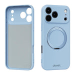 Custodia per telefono ABEEL in silicone liquido magnetico, delicata sulla pelle, con supporto., For iPhone 17 Pro Max, For iPhone 17 Pro, For iPhone 17, For iPhone 16 Pro Max