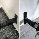 Supporto per bicicletta da parete resistente, a forma di T, in metallo, con dispositivo di collegamento., FS-2473
