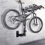 Supporto per bicicletta da parete resistente, a forma di T, in metallo, con dispositivo di collegamento., FS-2473