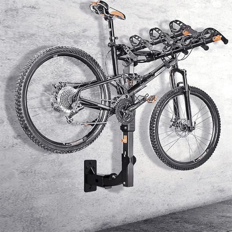 Supporto per bicicletta da parete resistente, a forma di T, in metallo, con dispositivo di collegamento., FS-2473