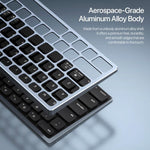 DUX DUCIS LK Pro Series Universal Dual-Mode Aluminum Alloy Wireless Keyboard With Touch Digital Panel, LK Pro Series