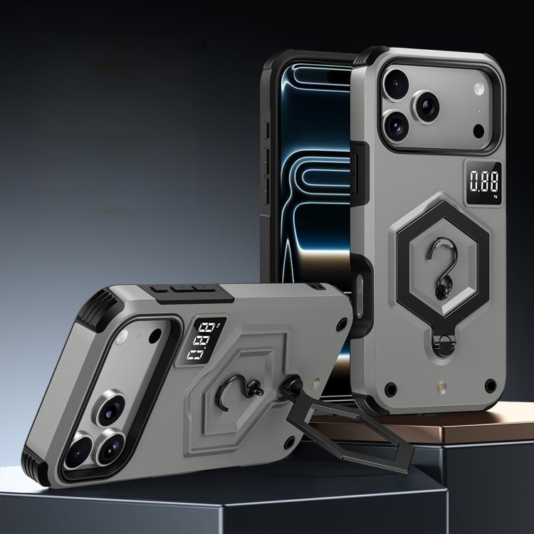 Custodia per telefono con bilancia magnetica Hexagon Armor, For iPhone 17 Pro Max, For iPhone 17 Pro, For iPhone 17