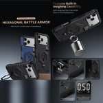 Custodia per telefono con bilancia magnetica Hexagon Armor, For iPhone Air, For iPhone 16 Pro Max, For iPhone 16 Pro