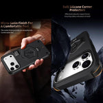 Custodia per telefono con bilancia magnetica Hexagon Armor, For iPhone Air, For iPhone 16 Pro Max, For iPhone 16 Pro