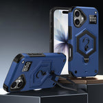 Custodia per telefono con bilancia magnetica Hexagon Armor, For iPhone 16, For iPhone 15 Pro Max, For iPhone 15 Pro