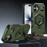 Custodia per telefono con bilancia magnetica Hexagon Armor, For iPhone 16, For iPhone 15 Pro Max, For iPhone 15 Pro