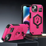 Custodia per telefono con bilancia magnetica Hexagon Armor, For iPhone 15 Plus, For iPhone 15, For iPhone 14 Plus