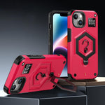 Custodia per telefono con bilancia magnetica Hexagon Armor, For iPhone 15 Plus, For iPhone 15, For iPhone 14 Plus