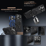 Custodia per telefono con bilancia magnetica Hexagon Armor, For iPhone 14 / 13, For iPhone 14 Pro, For iPhone 14 Pro Max