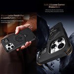 Custodia per telefono con bilancia magnetica Hexagon Armor, For iPhone 13 Pro Max, For iPhone 13 Pro, For iPhone 12 Pro Max
