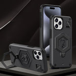 Custodia per telefono con bilancia magnetica Hexagon Armor, For iPhone 12 / 12 Pro, For iPhone 11 Pro Max, For iPhone 11
