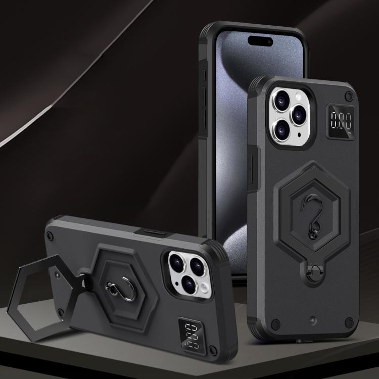 Custodia per telefono con bilancia magnetica Hexagon Armor, For iPhone 12 / 12 Pro, For iPhone 11 Pro Max, For iPhone 11