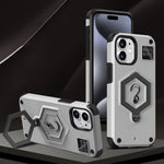 Custodia per telefono con bilancia magnetica Hexagon Armor, For iPhone 12 / 12 Pro, For iPhone 11 Pro Max, For iPhone 11