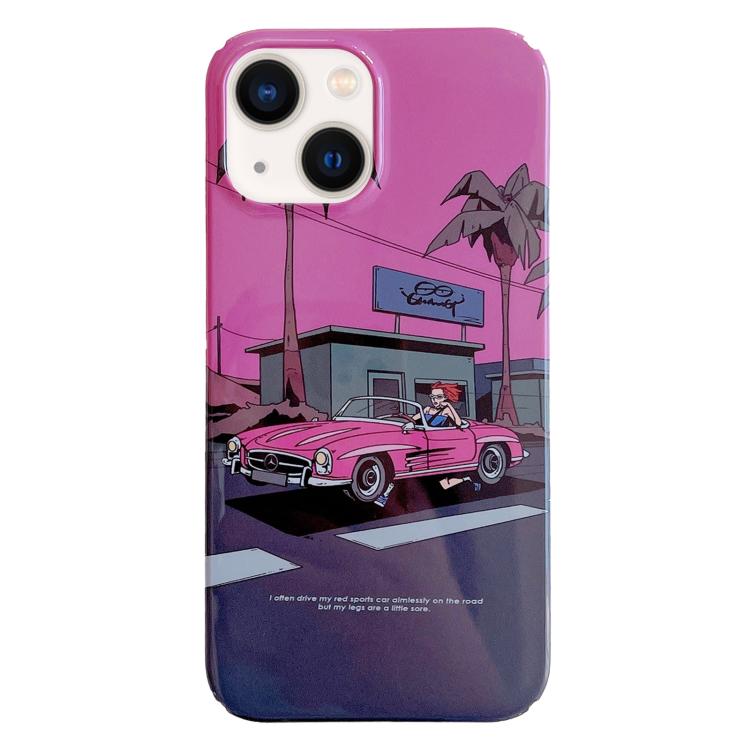 Custodia per PC/telefono con motivo dipinto, For iPhone 16 Plus