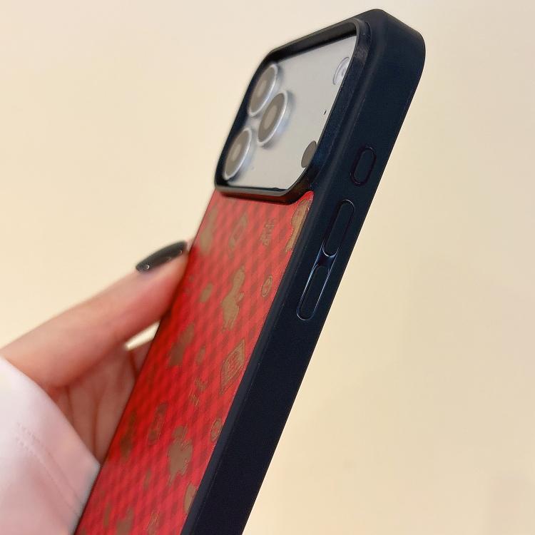 Custodia magnetica per telefono con superficie a specchio rossa per la Festa di Primavera dell'Anno del Cavallo, For iPhone 17 Pro Max, For iPhone 17 Pro, For iPhone 17, For iPhone 16 Pro Max, For iPhone 16 Pro, For iPhone 16, For iPhone 15 Pro Max    ...
