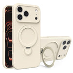 Custodia per telefono con supporto MagSafe in silicone liquido, For iPhone 17 Pro Max, For iPhone 17 Pro, For iPhone 17