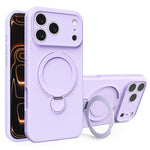 Custodia per telefono con supporto MagSafe in silicone liquido, For iPhone 17 Pro Max, For iPhone 17 Pro, For iPhone 17