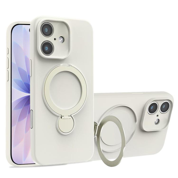 Custodia per telefono con supporto MagSafe in silicone liquido, For iPhone 17 Pro Max, For iPhone 17 Pro, For iPhone 17