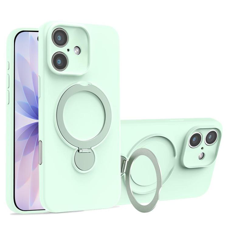 Custodia per telefono con supporto MagSafe in silicone liquido, For iPhone 17 Pro Max, For iPhone 17 Pro, For iPhone 17
