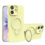 Custodia per telefono con supporto MagSafe in silicone liquido, For iPhone 17 Pro Max, For iPhone 17 Pro, For iPhone 17