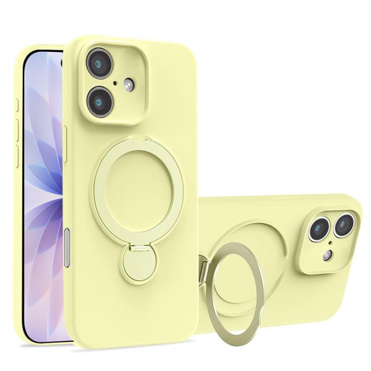 Custodia per telefono con supporto MagSafe in silicone liquido, For iPhone 17 Pro Max, For iPhone 17 Pro, For iPhone 17