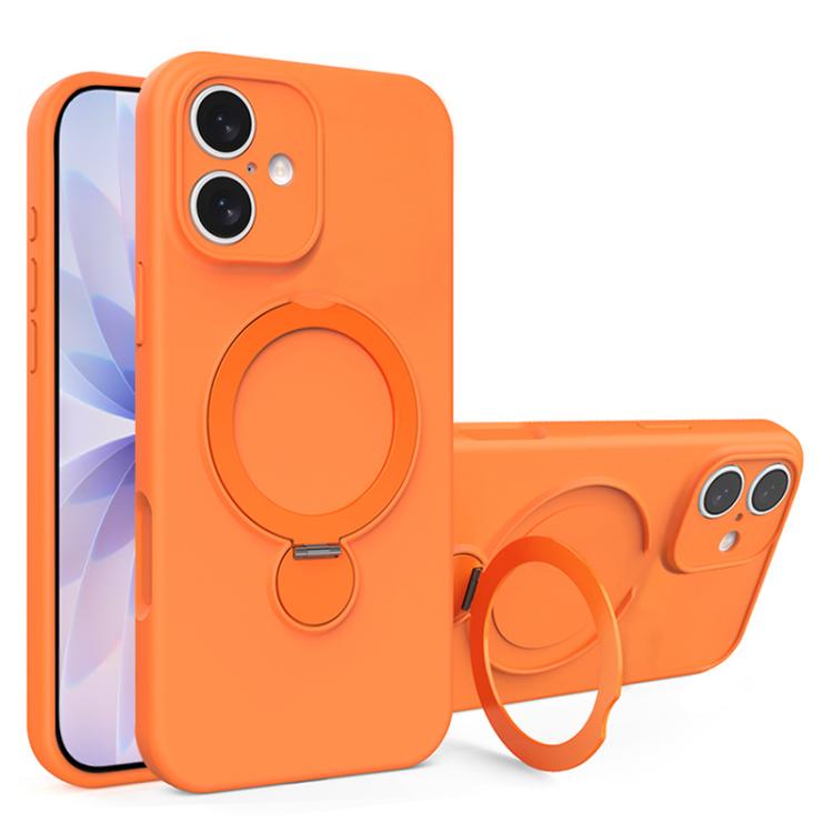 Custodia per telefono con supporto MagSafe in silicone liquido, For iPhone 17 Pro Max, For iPhone 17 Pro, For iPhone 17