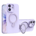 Custodia per telefono con supporto MagSafe in silicone liquido, For iPhone 17 Pro Max, For iPhone 17 Pro, For iPhone 17