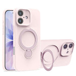 Custodia per telefono con supporto MagSafe in silicone liquido, For iPhone 17 Pro Max, For iPhone 17 Pro, For iPhone 17