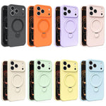 Custodia per telefono con supporto MagSafe in silicone liquido, For iPhone 17 Pro Max, For iPhone 17 Pro, For iPhone 17