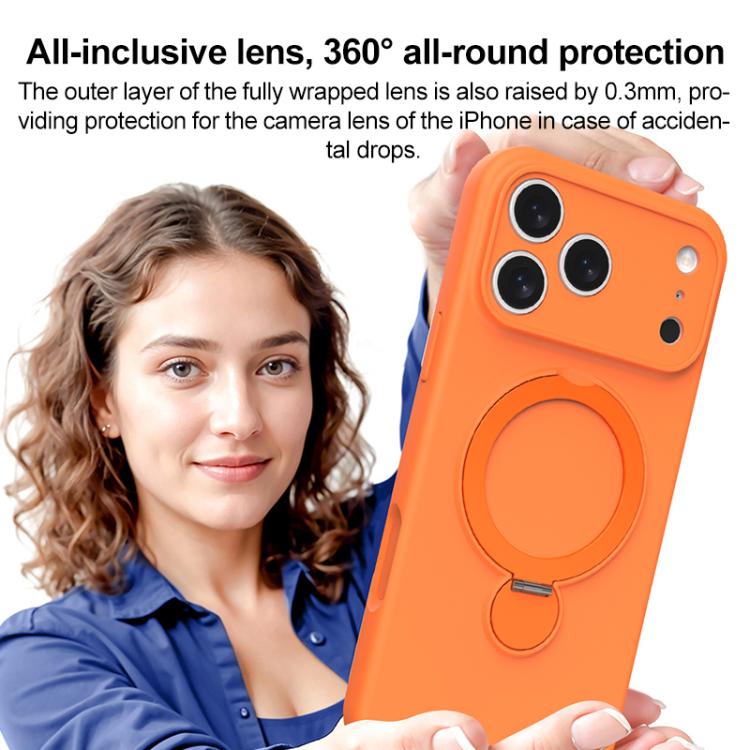 Custodia per telefono con supporto MagSafe in silicone liquido, For iPhone Air