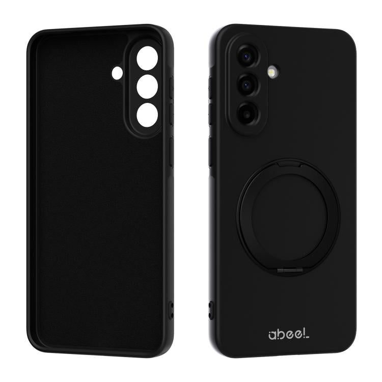 Custodia per telefono ABEEL in silicone liquido magnetico, delicata sulla pelle, con supporto., For Samsung Galaxy A57 5G, For Samsung Galaxy A37 5G, For Galaxy A27 5G