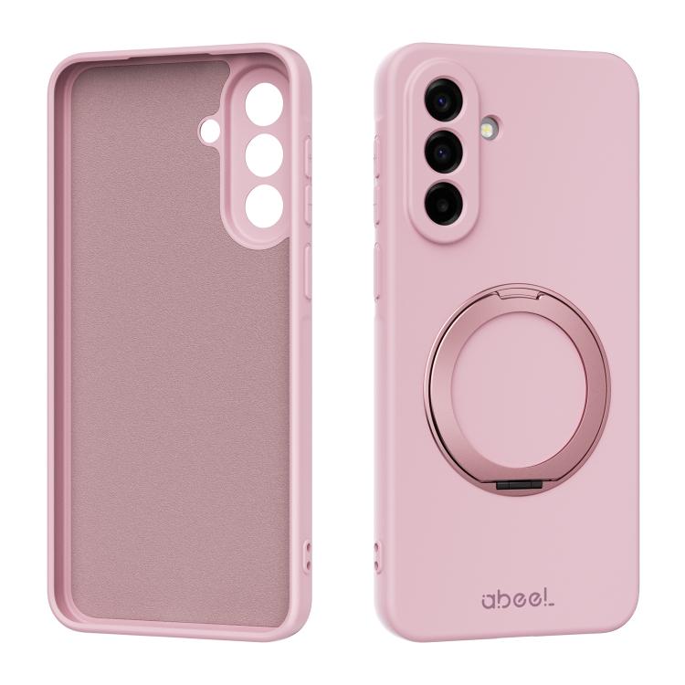 Custodia per telefono ABEEL in silicone liquido magnetico, delicata sulla pelle, con supporto., For Samsung Galaxy A57 5G, For Samsung Galaxy A37 5G, For Galaxy A27 5G