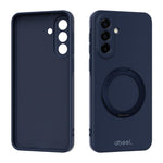 Custodia per telefono ABEEL in silicone liquido magnetico, delicata sulla pelle, con supporto., For Samsung Galaxy A57 5G, For Samsung Galaxy A37 5G, For Galaxy A27 5G