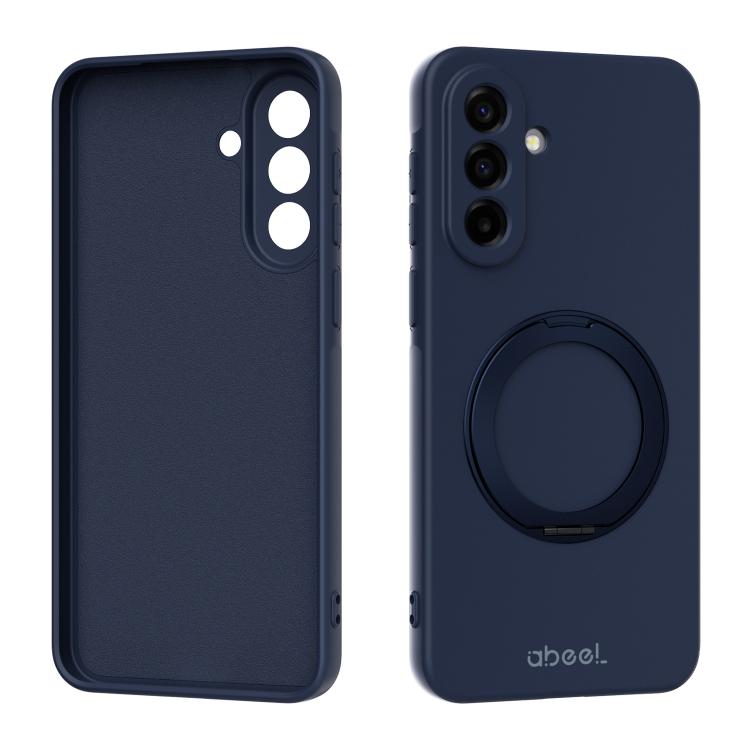 Custodia per telefono ABEEL in silicone liquido magnetico, delicata sulla pelle, con supporto., For Samsung Galaxy A57 5G, For Samsung Galaxy A37 5G, For Galaxy A27 5G