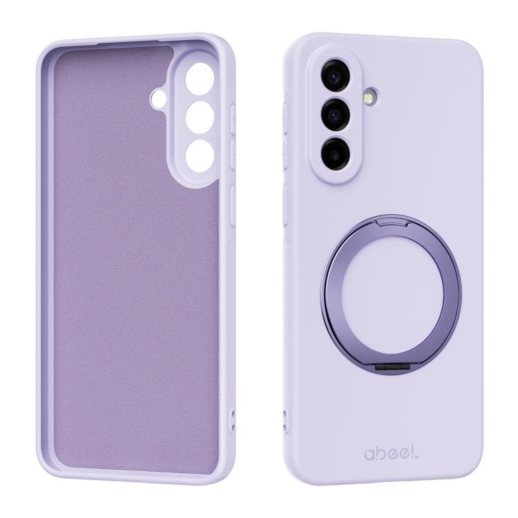 Custodia per telefono ABEEL in silicone liquido magnetico, delicata sulla pelle, con supporto., For Samsung Galaxy A57 5G, For Samsung Galaxy A37 5G, For Galaxy A27 5G