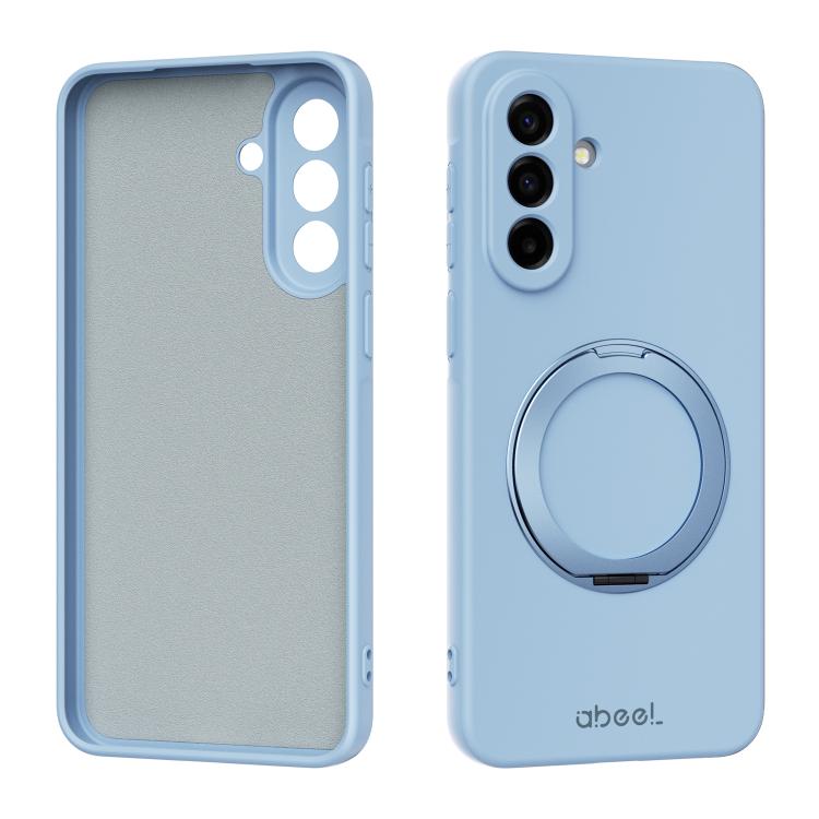 Custodia per telefono ABEEL in silicone liquido magnetico, delicata sulla pelle, con supporto., For Samsung Galaxy A57 5G, For Samsung Galaxy A37 5G, For Galaxy A27 5G